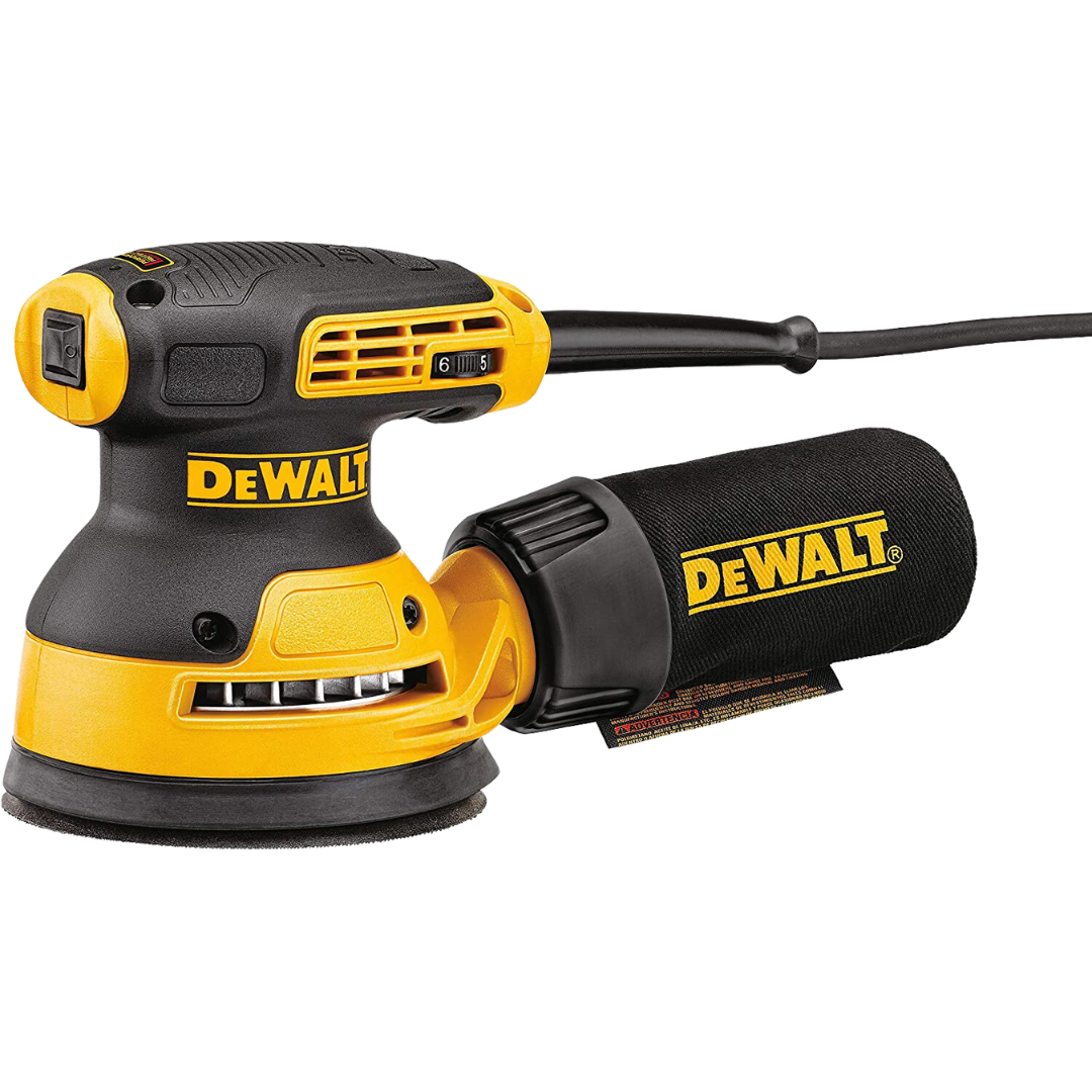 DEWALT Random Orbit Sander, 125mm, Variable Speed, 3.0 Amp, Corded, 12000 OPM, DWE6423-B5