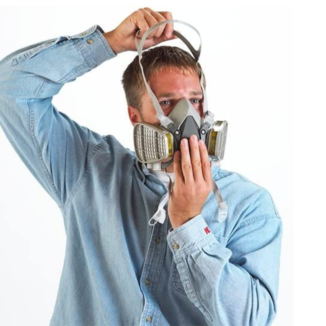 3M 6200 Mask Respirator with 3M 6001 Cartridge