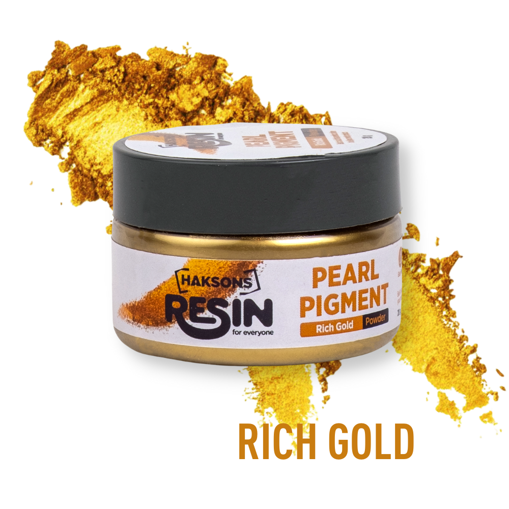 Haksons Gold Range Pearl Pigments (Mica Pigments) - Pack of 4 colours
