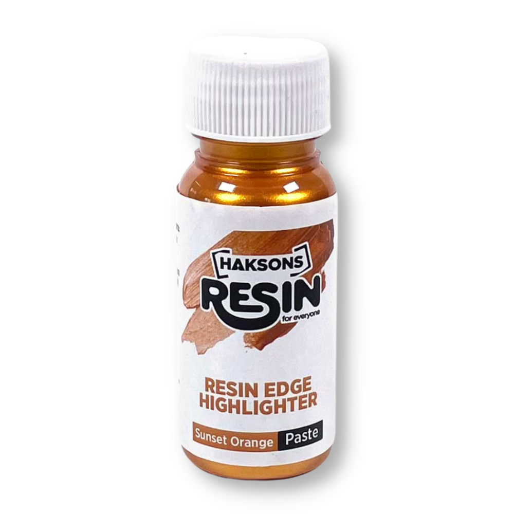 Resin Edge Highlighter - Sunset Orange