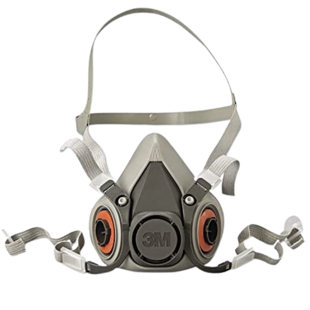 3M 6200 Mask Respirator with 3M 6001 Cartridge