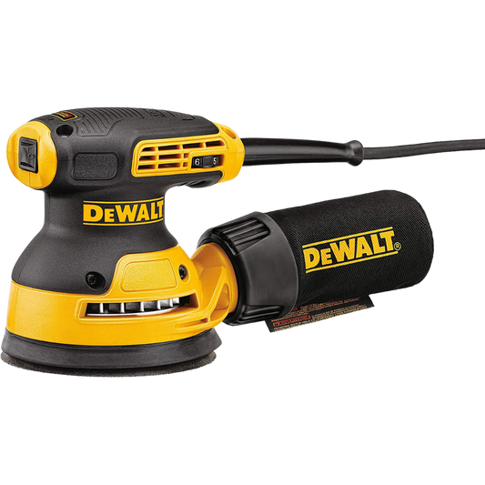 DEWALT Random Orbit Sander, 125mm, Variable Speed, 3.0 Amp, Corded, 12000 OPM, DWE6423-B5