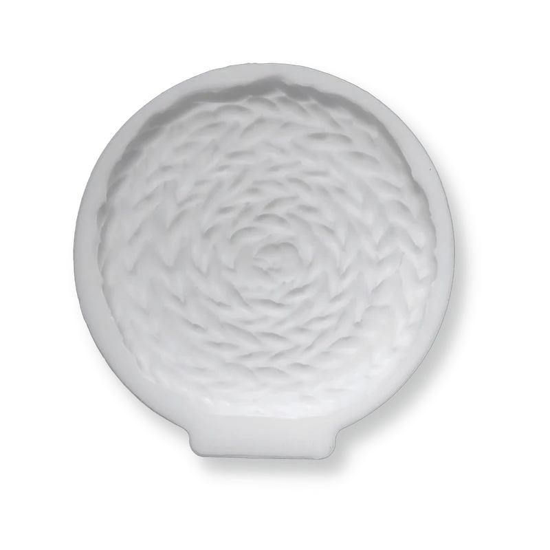 Braided Circle Trinket Tray Silicone Mold