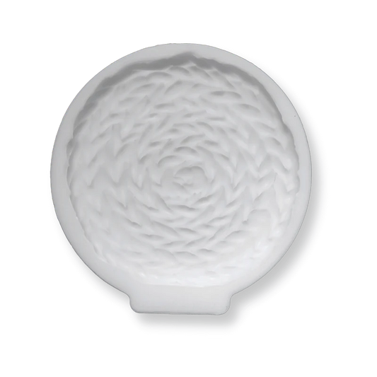 Braided Circle Trinket Tray Silicone Mold