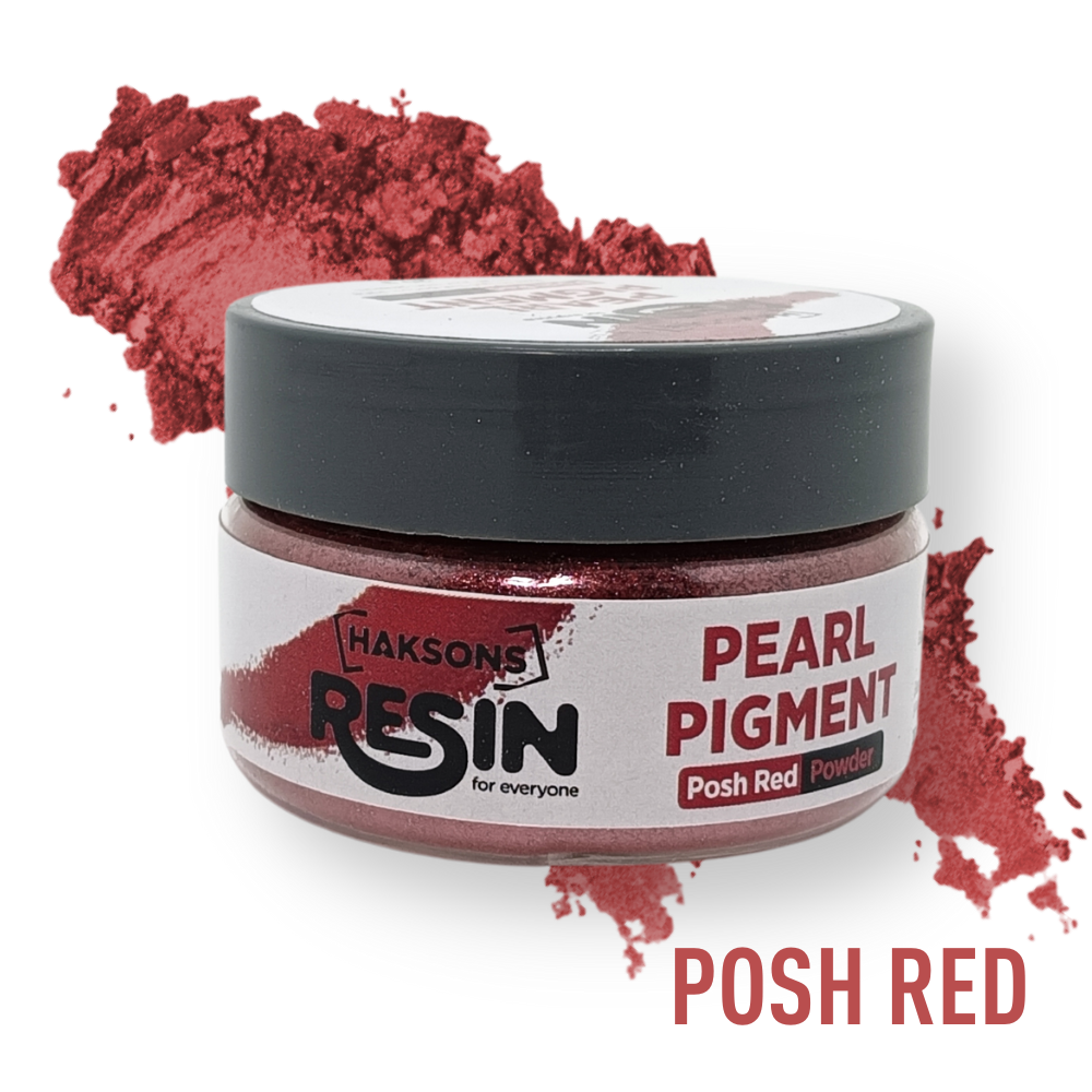 Haksons Pearl Powder (Mica Pigments) - Posh Red