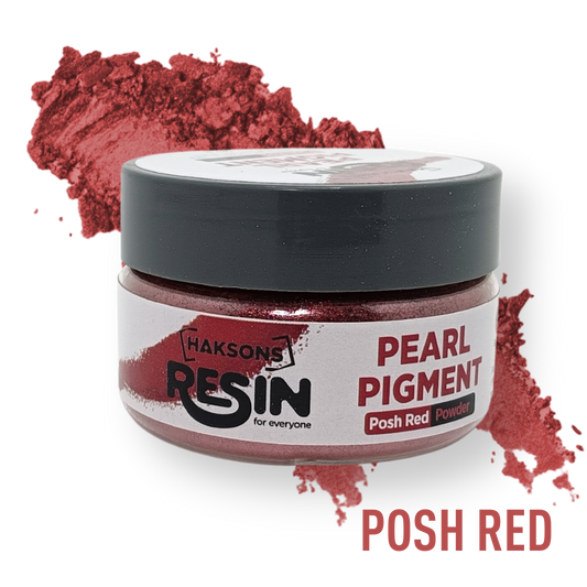 Haksons Pearl Powder (Mica Pigments) - Posh Red