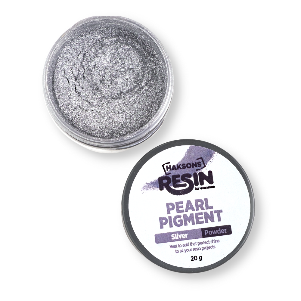 Haksons Pearl Powder (Mica Pigments) - Silver