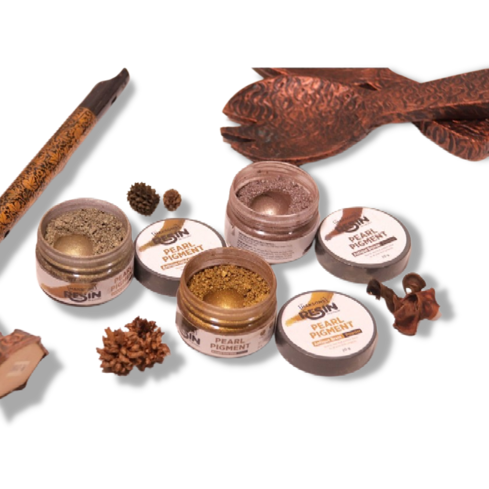 Haksons Pearl Pigment (Mica Powder) - Antique Pack of 3
