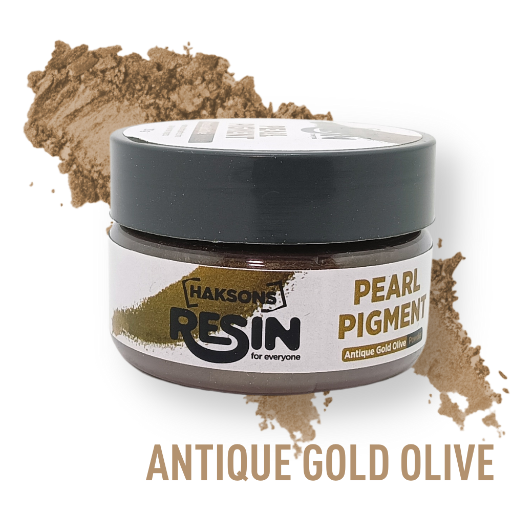 Haksons Pearl Powder (Mica Pigments) - Antique Gold Olive