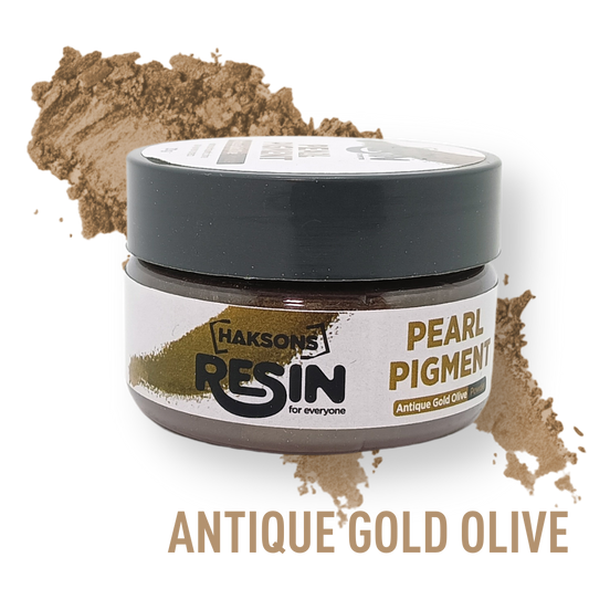 Haksons Pearl Powder (Mica Pigments) - Antique Gold Olive