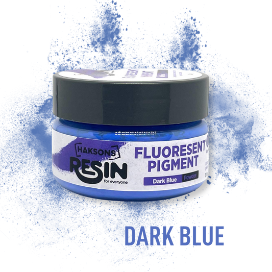 Haksons Fluorescent Pigments (Powder) - Dark Blue (Resin / Jesmonite / Concrete)