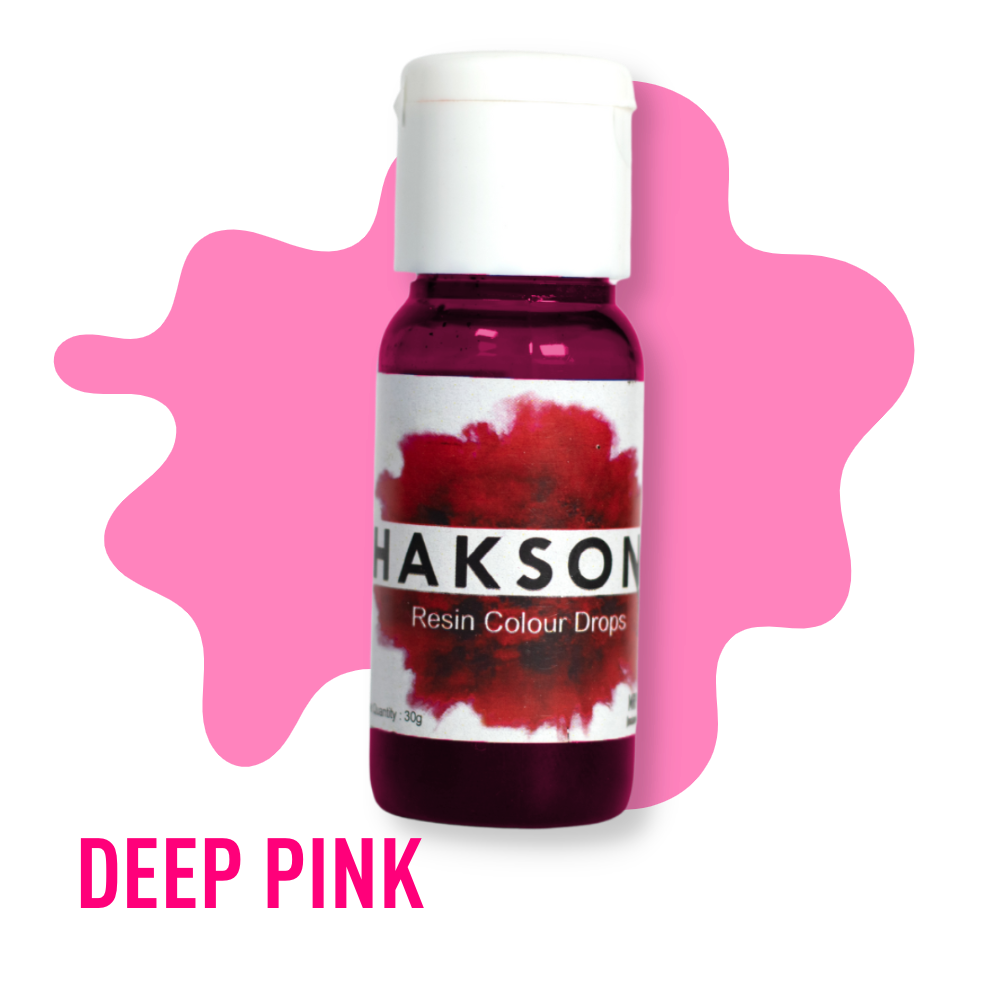 Haksons Resin Colour Drops - Deep Pink (Translucent Pigments)