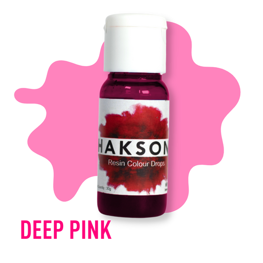 Haksons Resin Colour Drops - Deep Pink (Translucent Pigments)