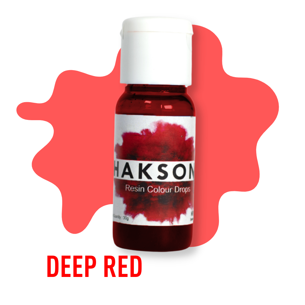 Haksons Resin Colour Drops - Deep Red (Translucent Pigments)