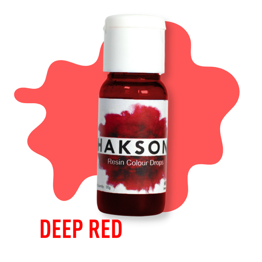 Haksons Resin Colour Drops - Deep Red (Translucent Pigments)