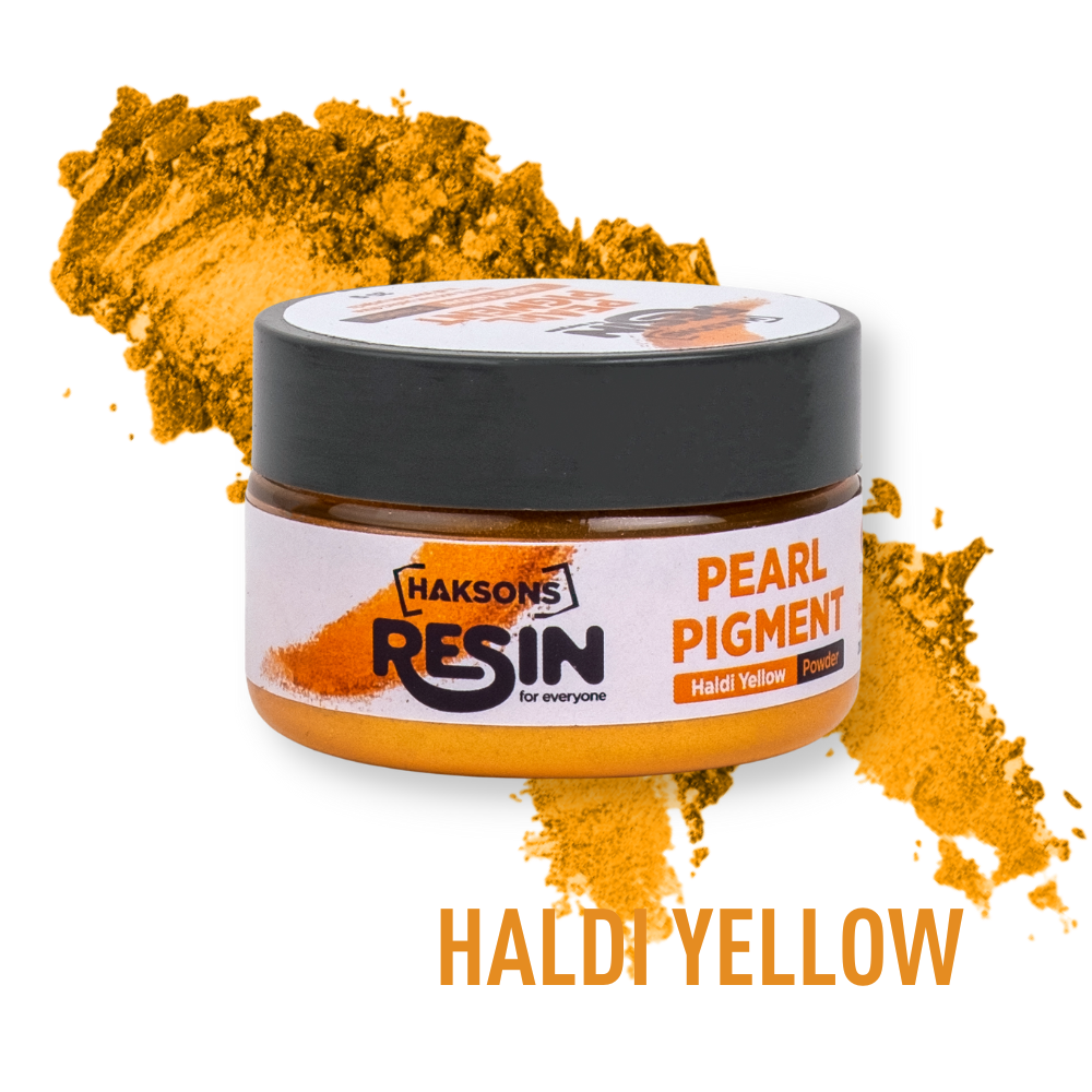 Haksons Pearl Powder (Mica Pigments) - Haldi Yellow