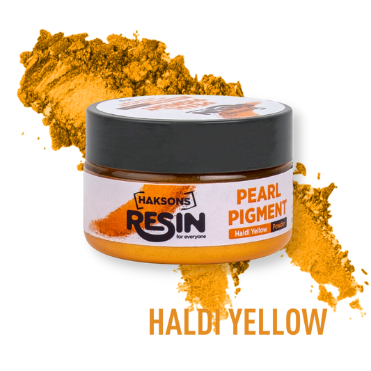 Haksons Pearl Powder (Mica Pigments) - Haldi Yellow