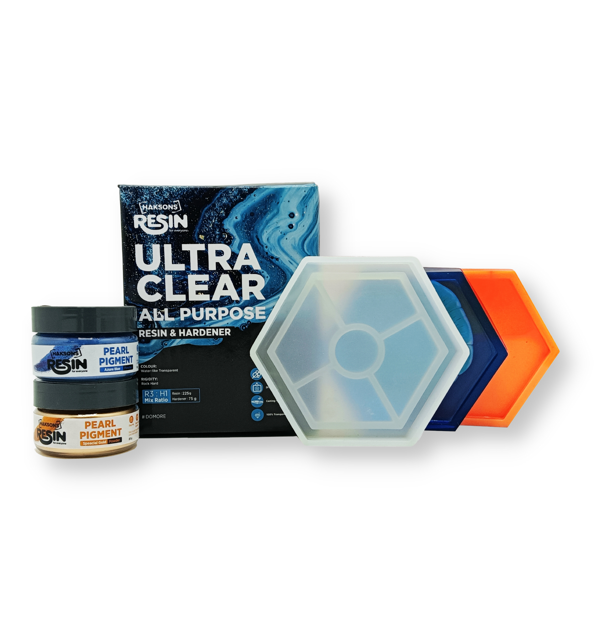 Hakson's Ultra Clear Epoxy Resin Beginner's Kit 1