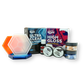 The Haksons Coaster Kit is a complete set for creating custom coasters at home using epoxy resin and silicone molds.