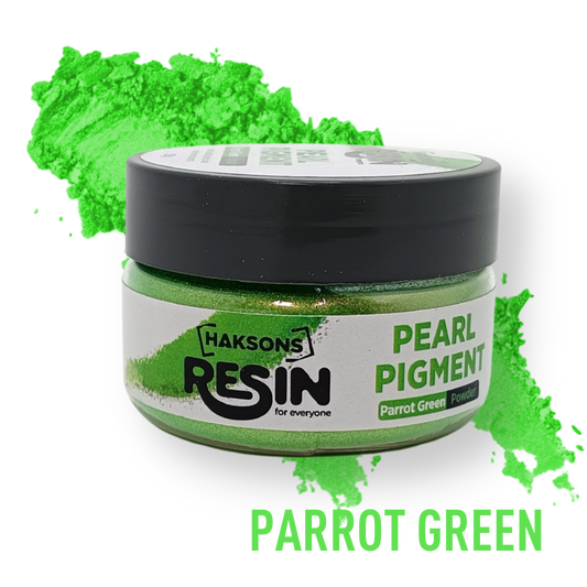 Haksons Pearl Powder (Mica Pigments) - Parrot Green