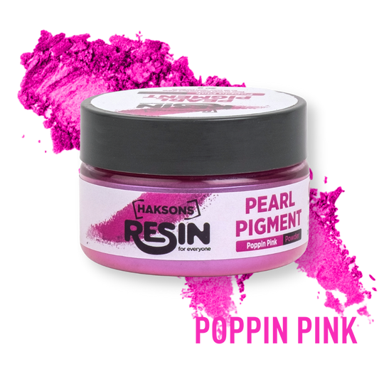 Haksons Pearl Powder (Mica Pigments) - Poppin' Pink