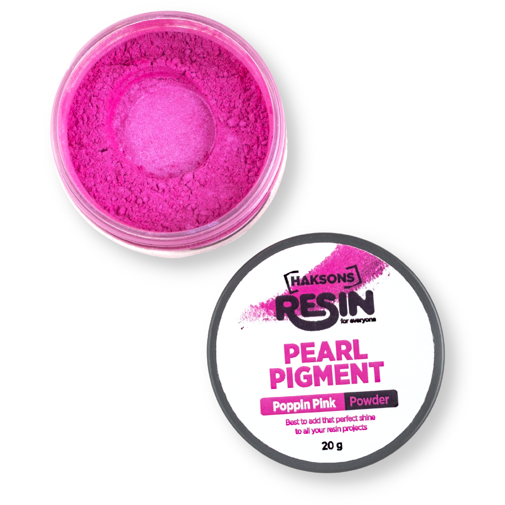 Haksons Pearl Powder (Mica Pigments) - Poppin' Pink