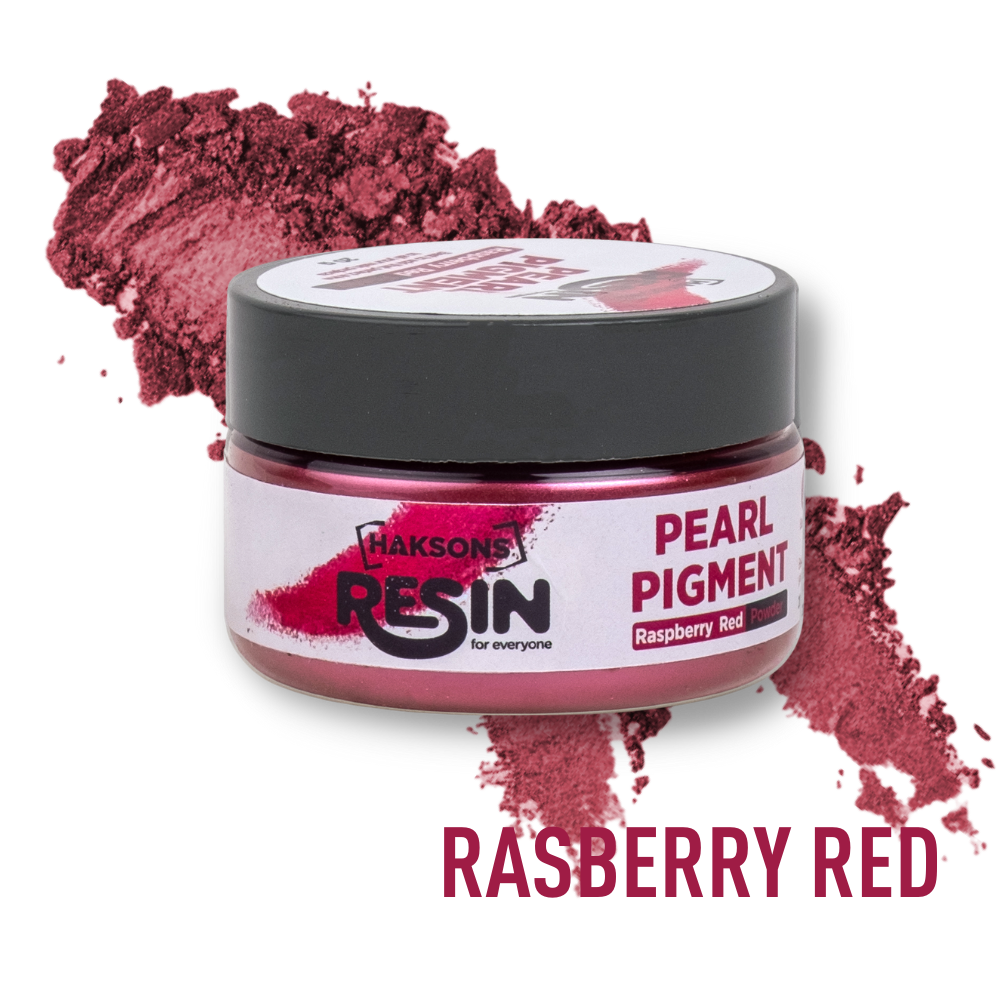 Haksons Pearl Powder (Mica Pigments) - Raspberry Red