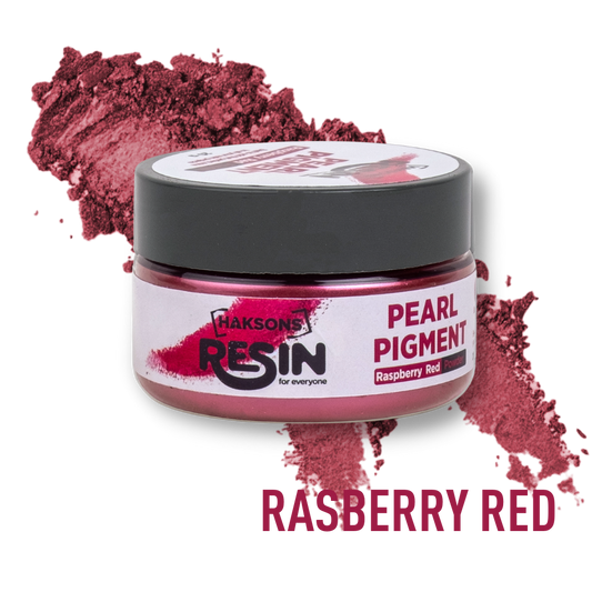 Haksons Pearl Powder (Mica Pigments) - Raspberry Red