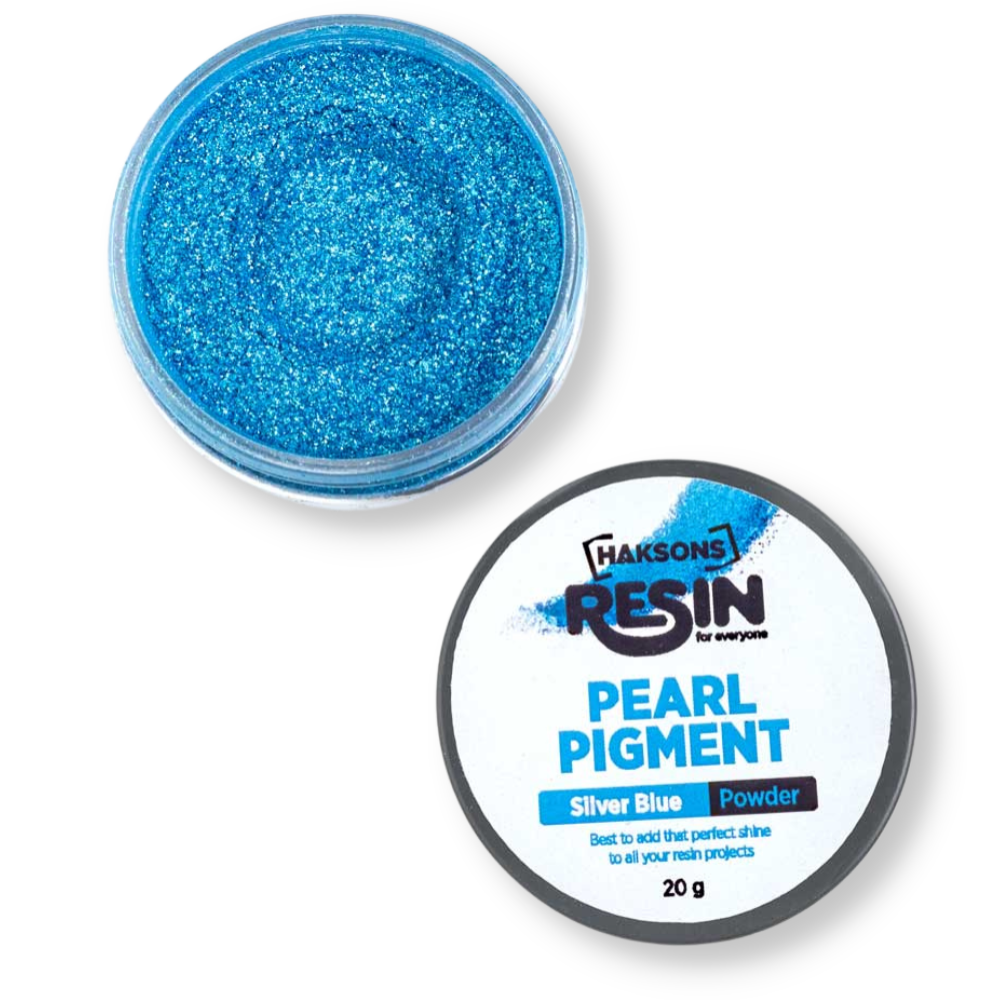 Haksons Pearl Powder (Mica Pigments) - Silver Blue