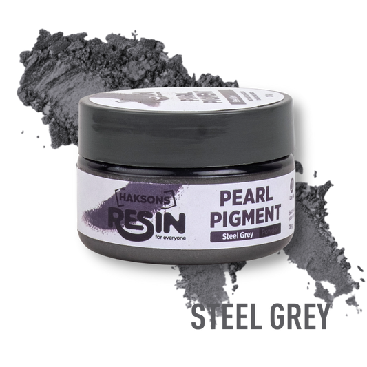 Haksons Pearl Powder (Mica Pigments) - Steel Grey