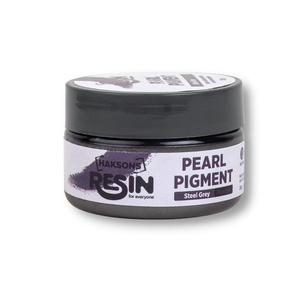 Haksons Pearl Powder (Mica Pigments) - Steel Grey