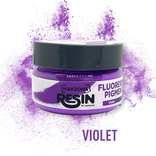 Haksons Fluorescent Pigments (Powder) - Violet (Resin / Jesmonite / Concrete)